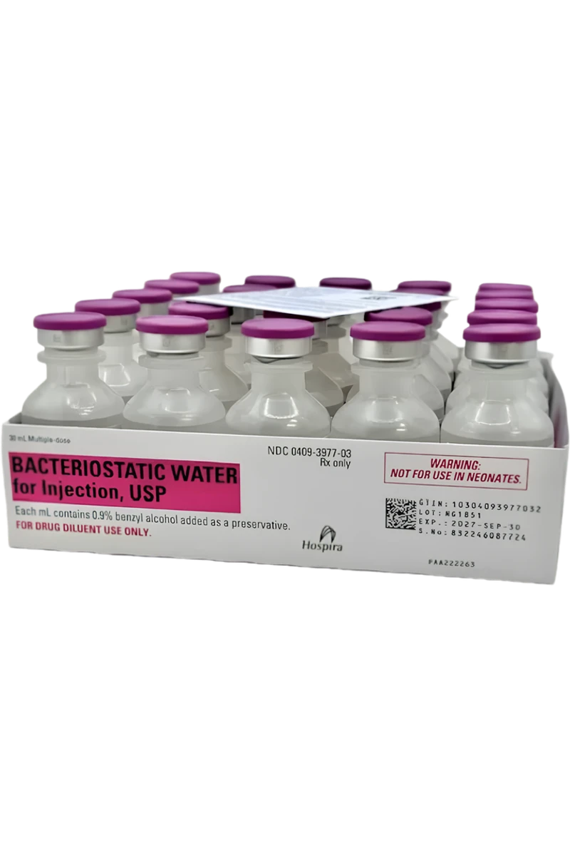 Bacteriostatic Water 25-Pack Case photo